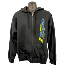 Load image into Gallery viewer, SALE 2B American Flag Zip Up Hoodie - Black

