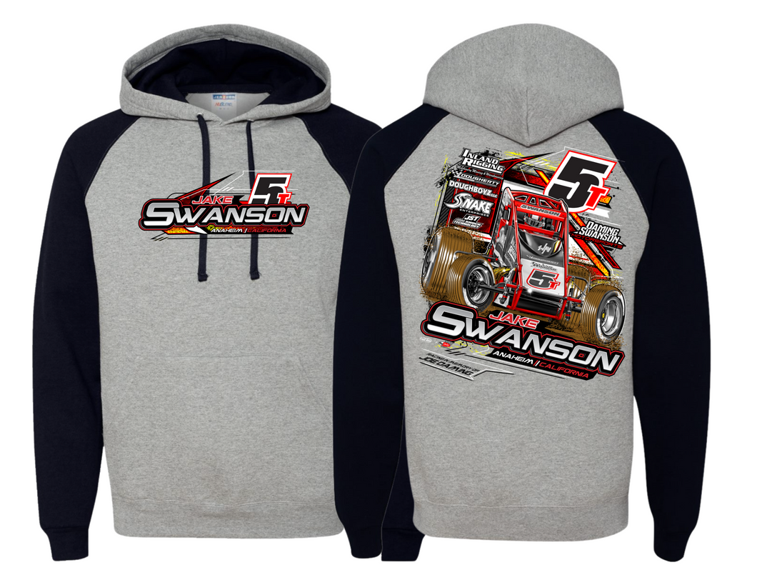 5T DMS Hoodie - Black/Grey