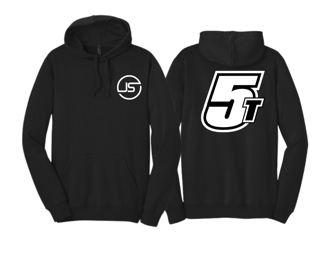 Lifestyle - White 5T Hoodie - Black