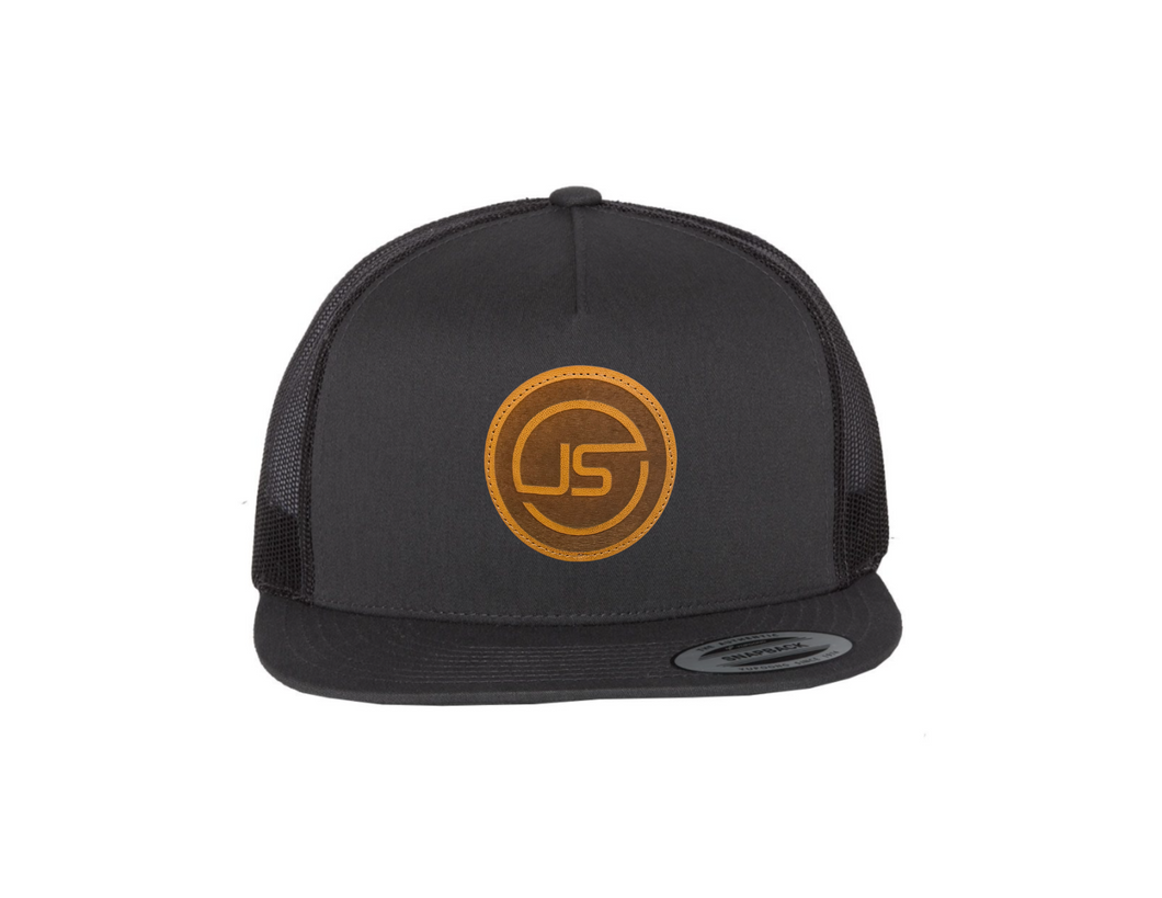 Hat - JS Leather Patch Flatbill