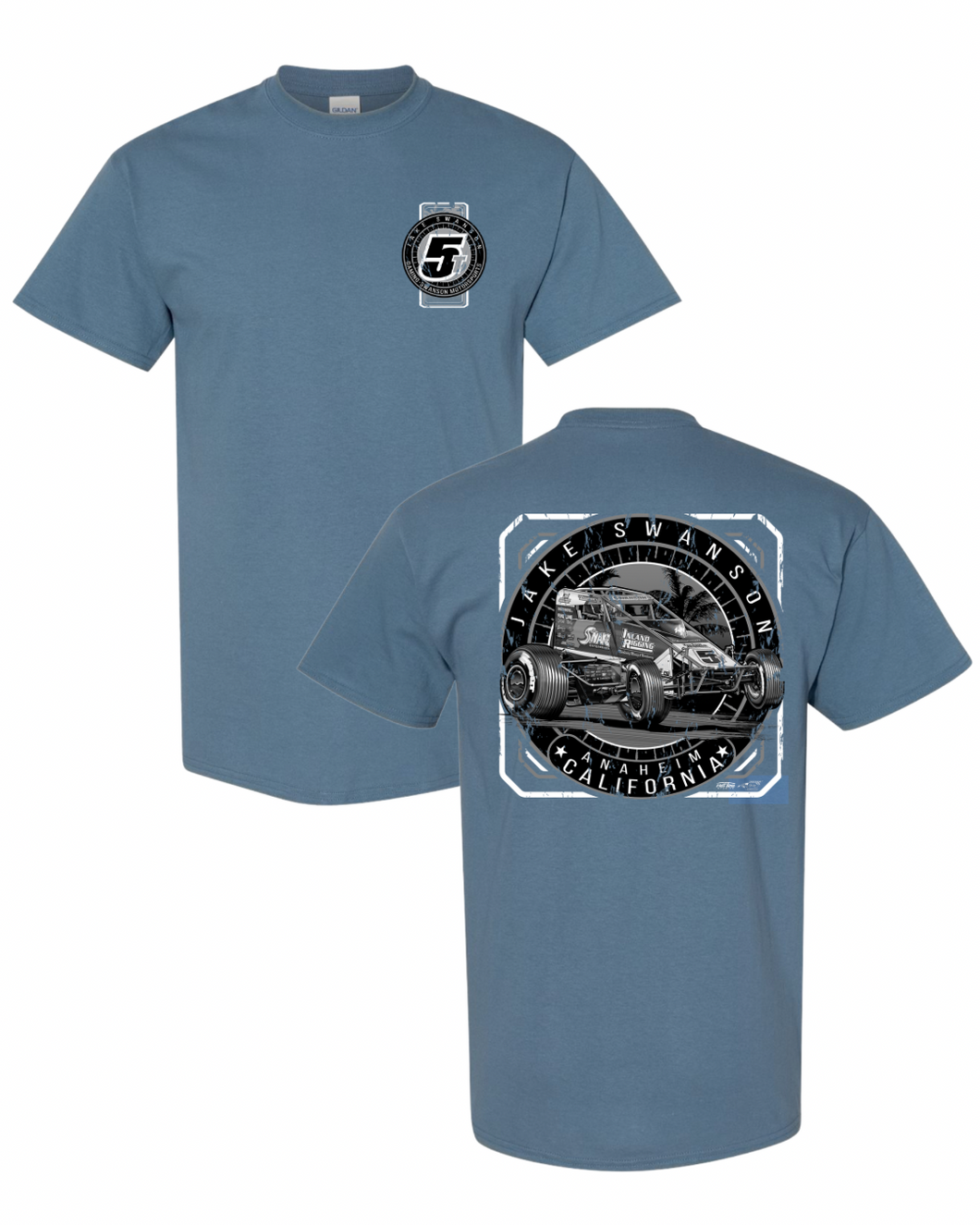 5T West Coast Edition Tee - Indigo Blue