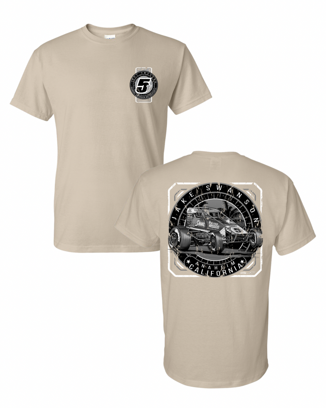 5T West Coast Edition Tee - Sand