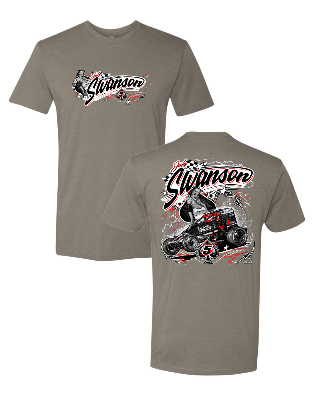 5T PinUp Tee - Warm Gray